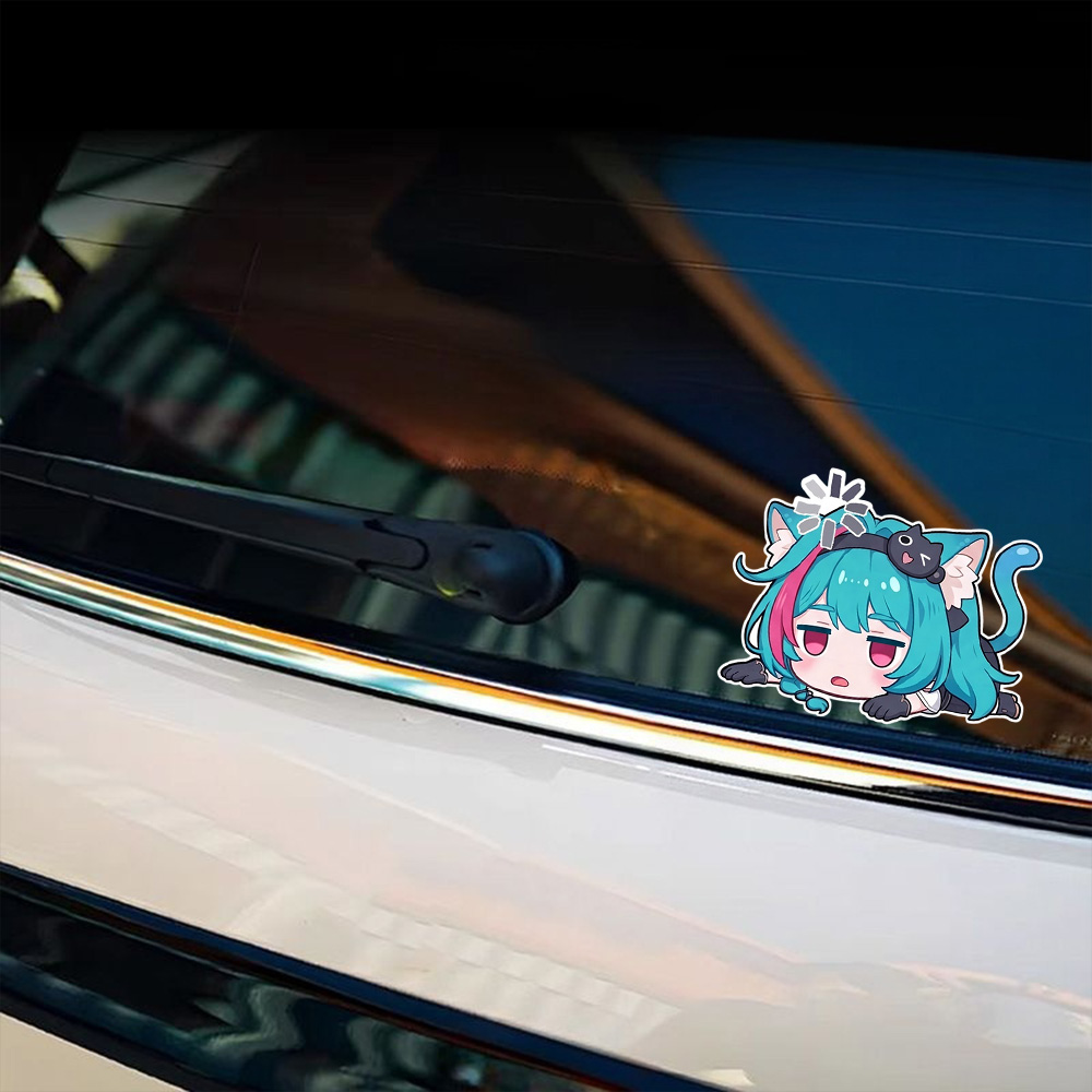 Laptop Accessories For Girls - Stiker Mobil Gadis Anime Neverness to