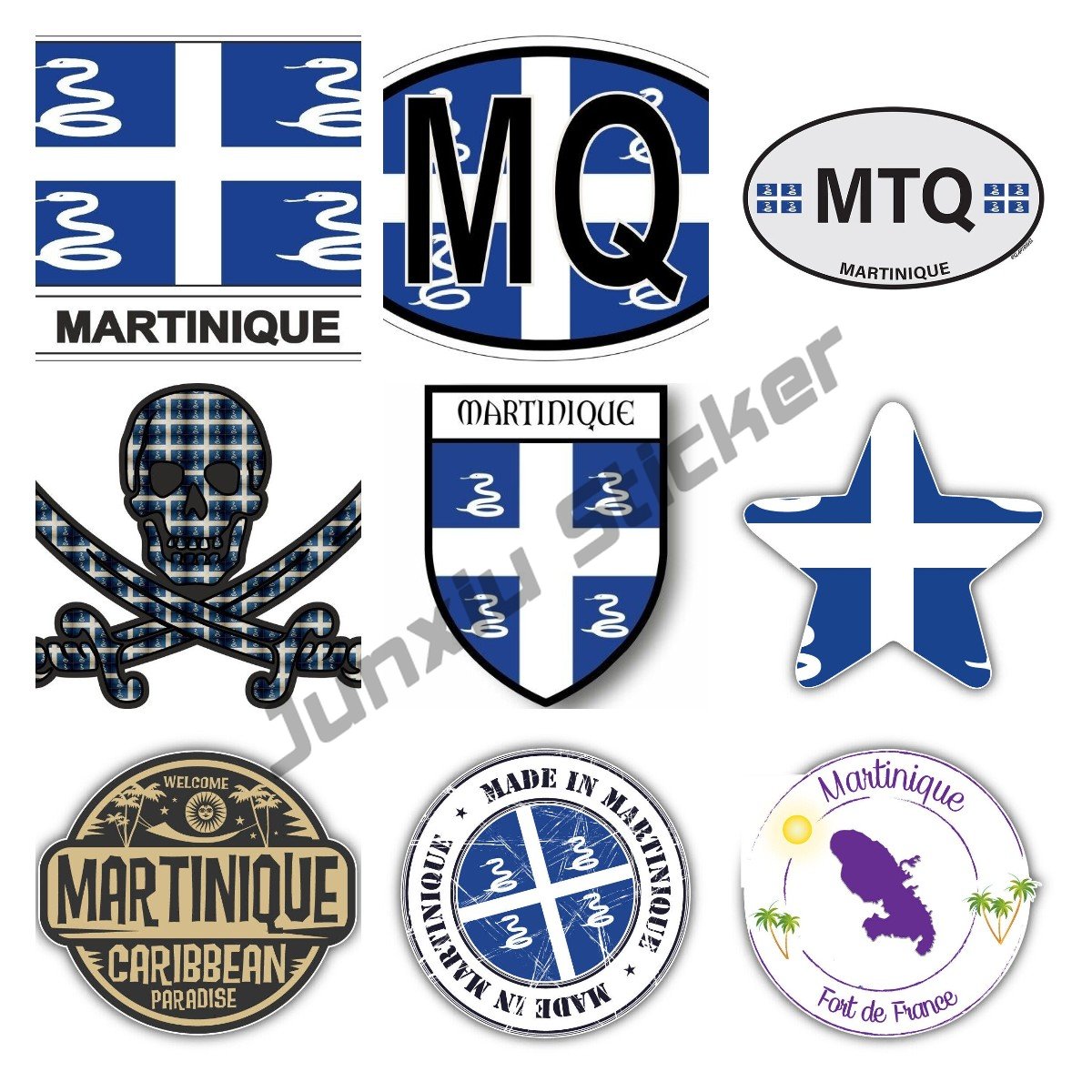 Laptop Accessories World - Martinique stiker bemper mobil, Aksesoris Laptop,