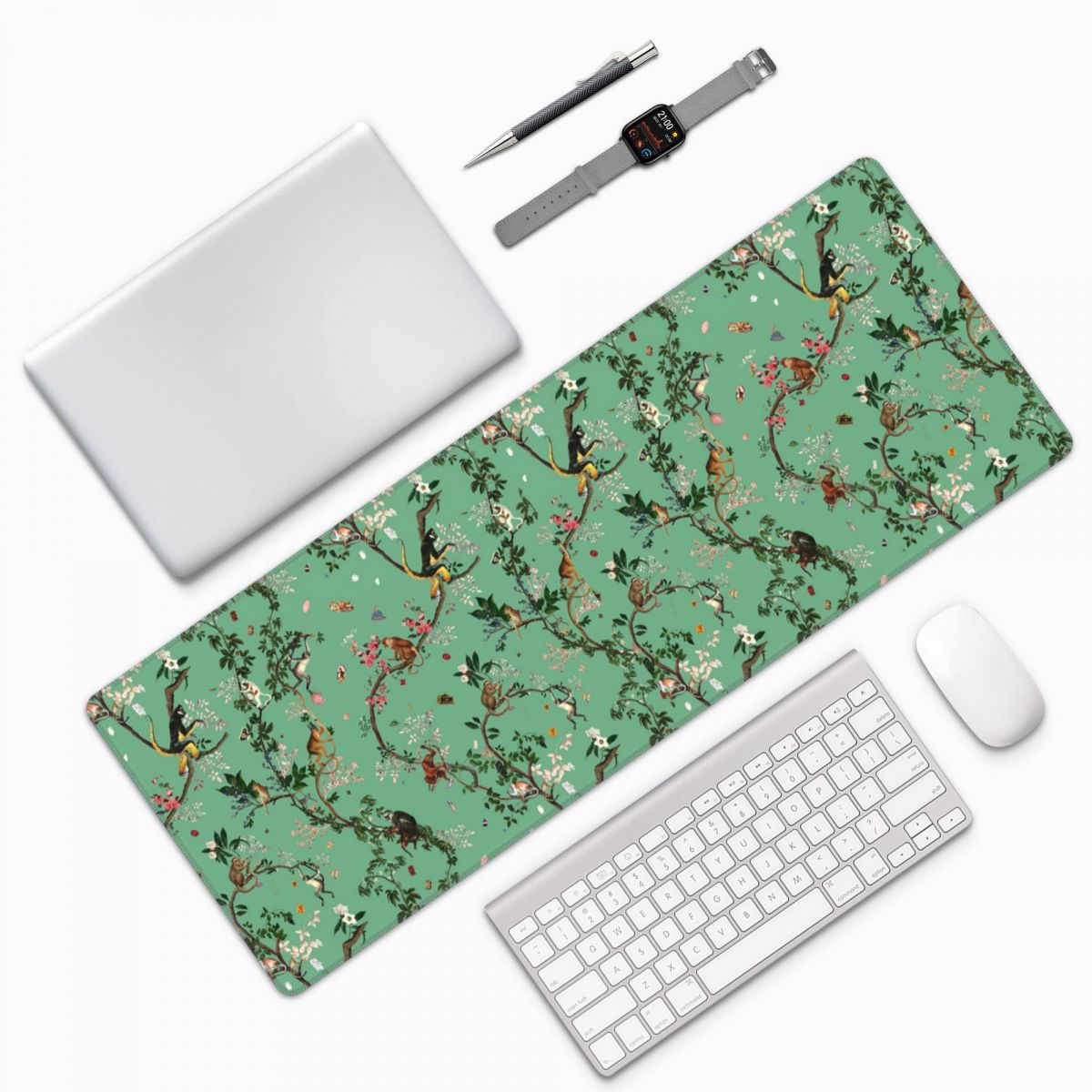 Laptop Accessories World - Alas Mouse Besar Warna Hijau Monkey