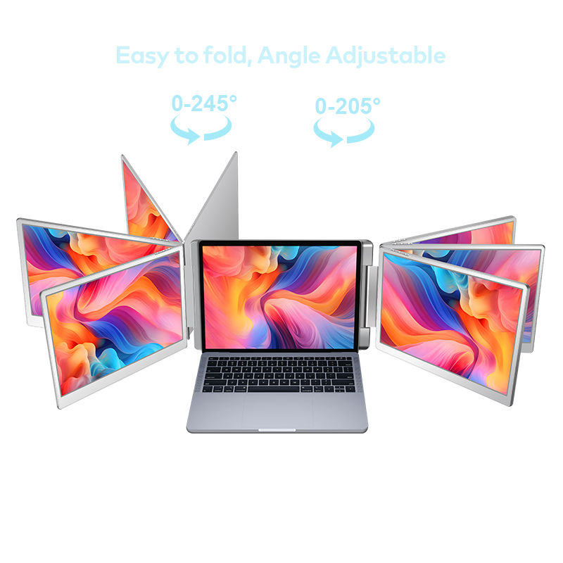 Laptop Stand Portable - Monitor LCD Portabel Layar Ganda 14