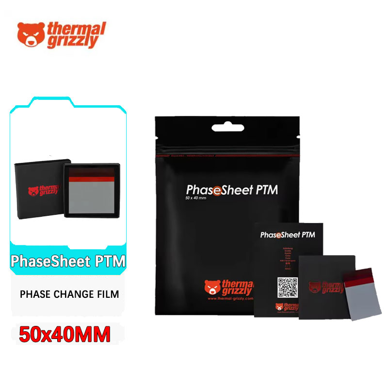Laptop Cooling Pad - Lembar Fase Grizzly Termal Lembar Gemuk