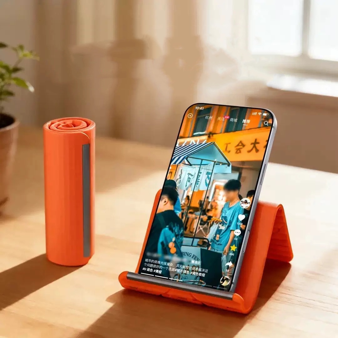 Laptop Stand Portable - Penyangga Ponsel Portabel Silikon, Dudukan Tablet