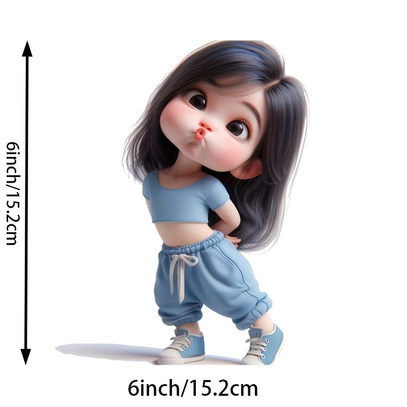 Stiker vinil tahan air gadis k - Laptop Accessories For Girls ulasan dan harga