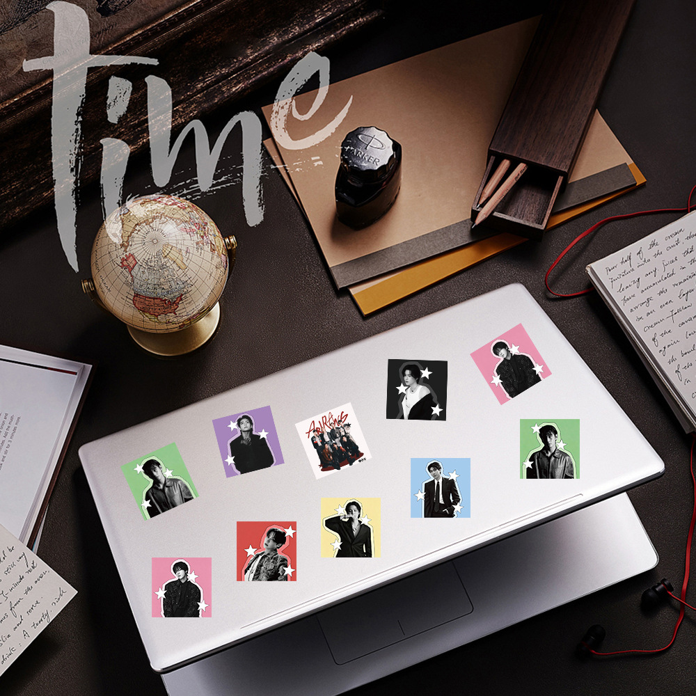 Stiker Dekoratif Bintang K-pop - Laptop Accessories Case ulasan dan harga
