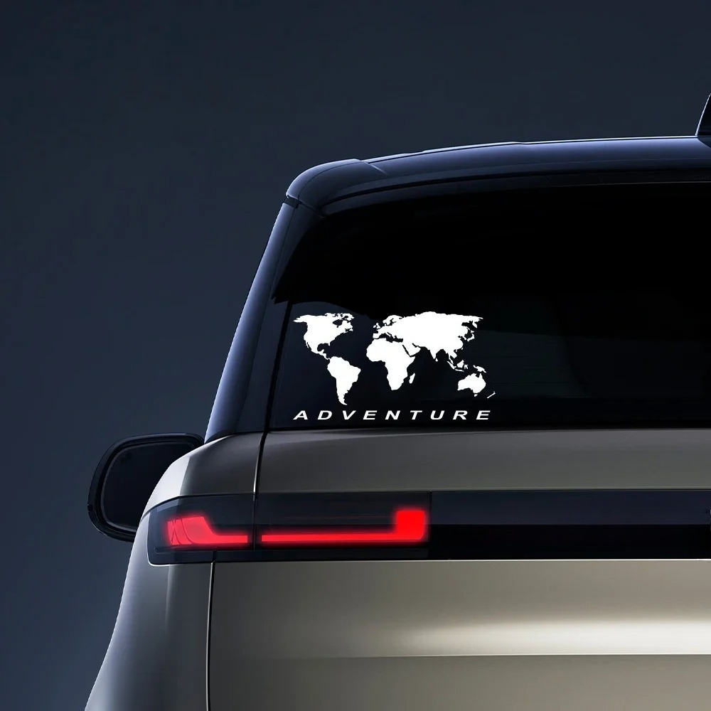 Stiker Mobil Petualangan Peta  - Laptop Accessories World ulasan dan harga