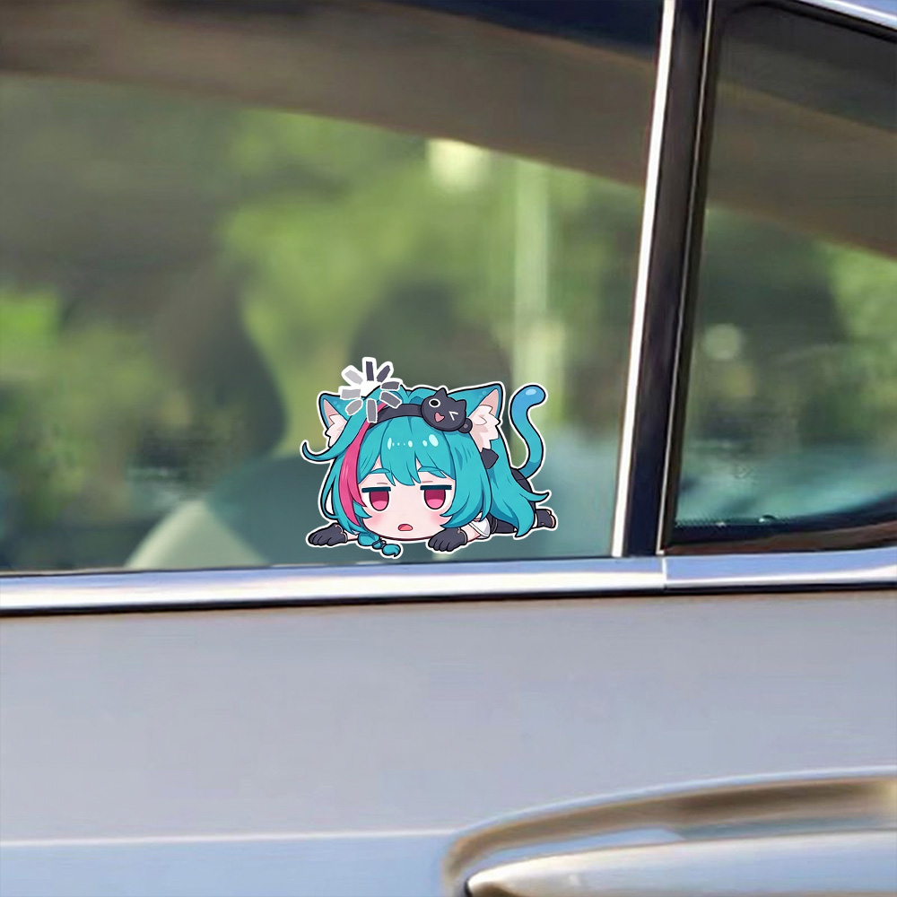 Stiker Mobil Gadis Anime Never - Laptop Accessories For Girls ulasan dan harga