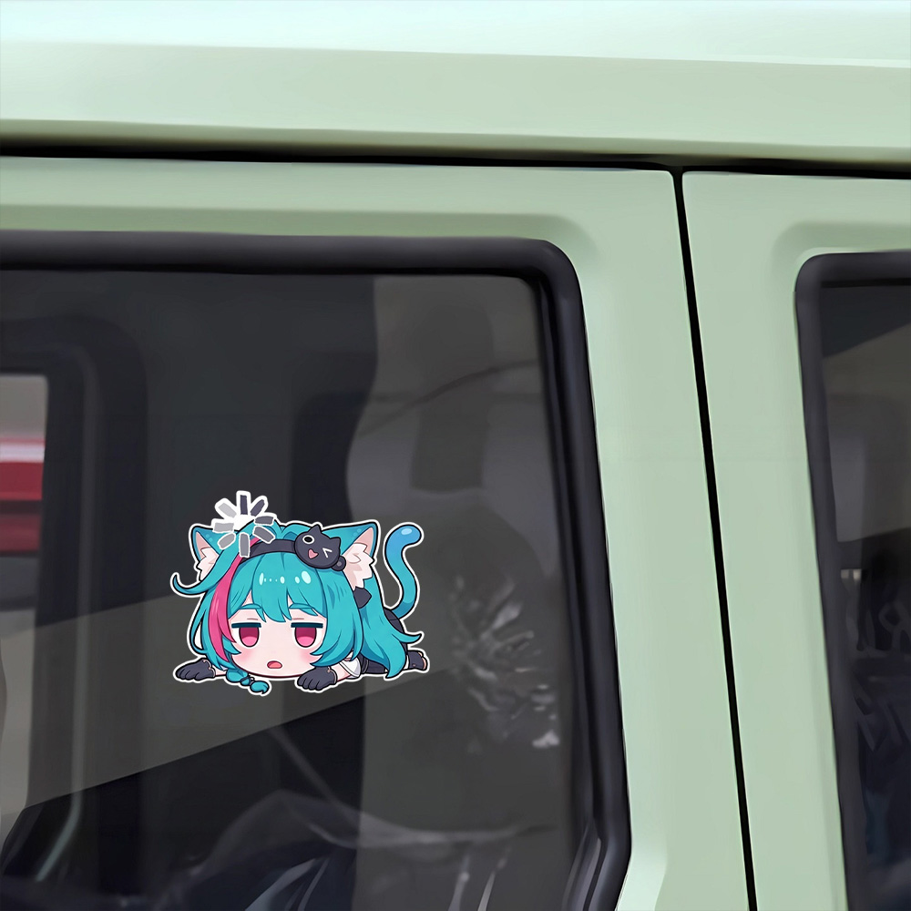 Stiker Mobil Gadis Anime Never - Laptop Accessories For Girls ulasan dan harga