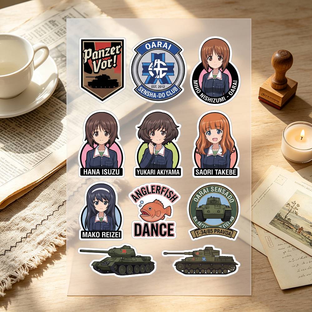 Stiker Motor Anime Girls Und P - Laptop Accessories For Girls ulasan dan harga