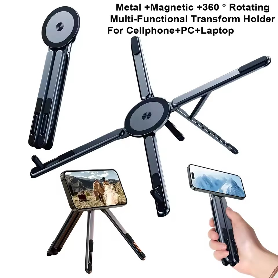 Penyangga Ponsel Magnetik Port - Laptop Stand Portable ulasan dan harga