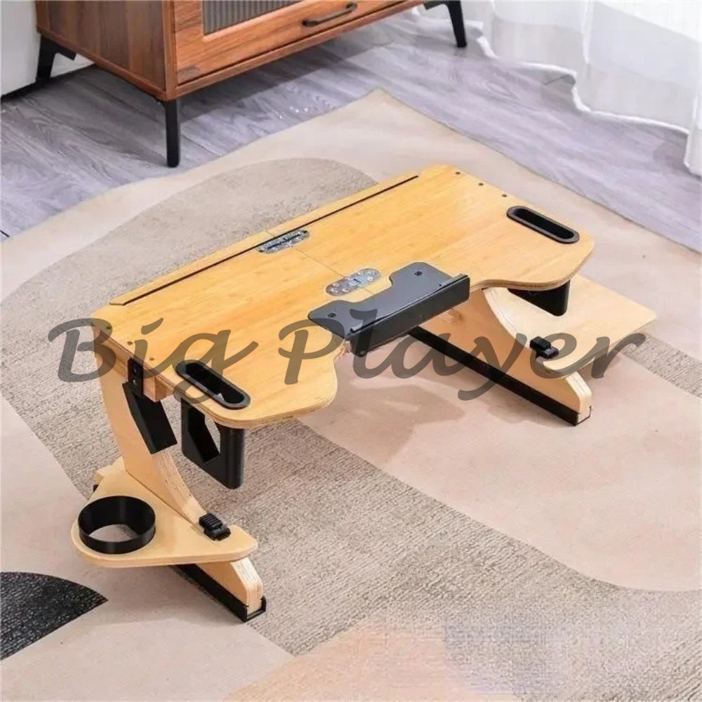 Meja Laptop Lipat Kayu Multifu - Laptop Stand Portable ulasan dan harga