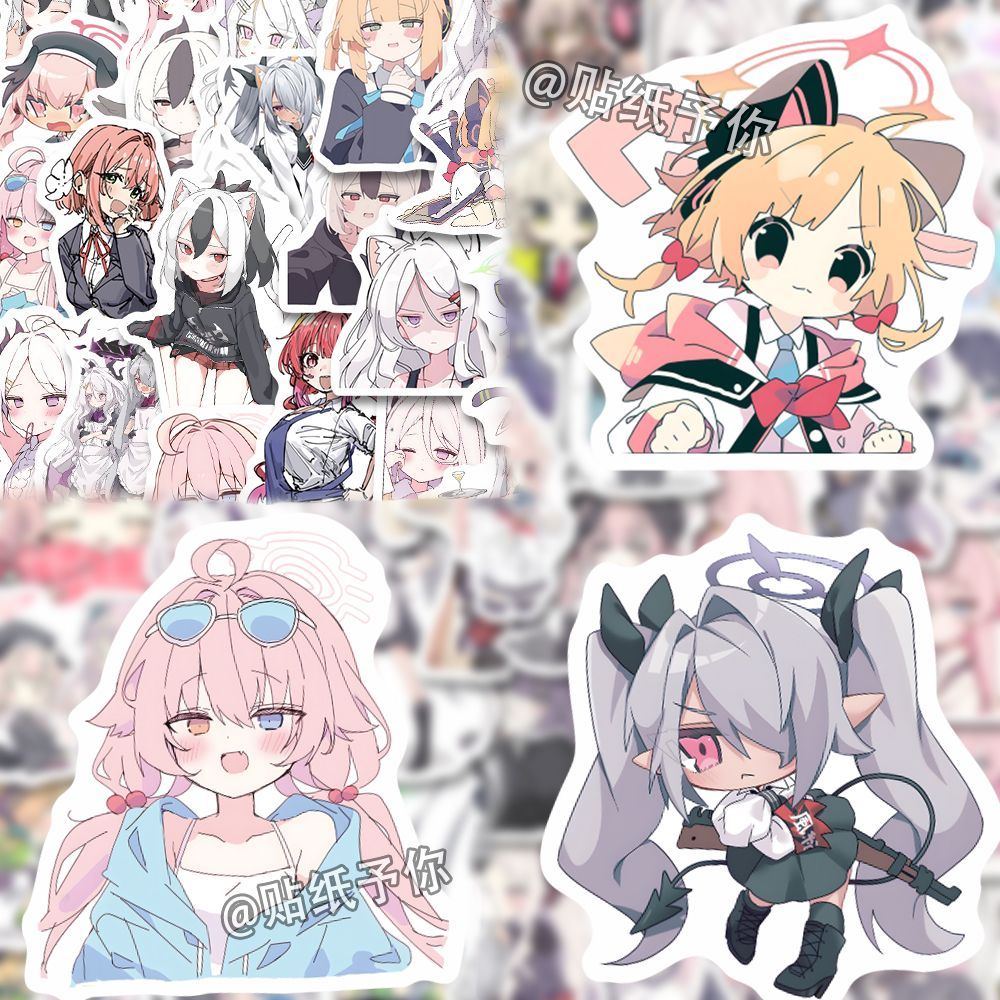 Stiker Decal Anime biru ASCI a - Laptop Accessories For Girls ulasan dan harga