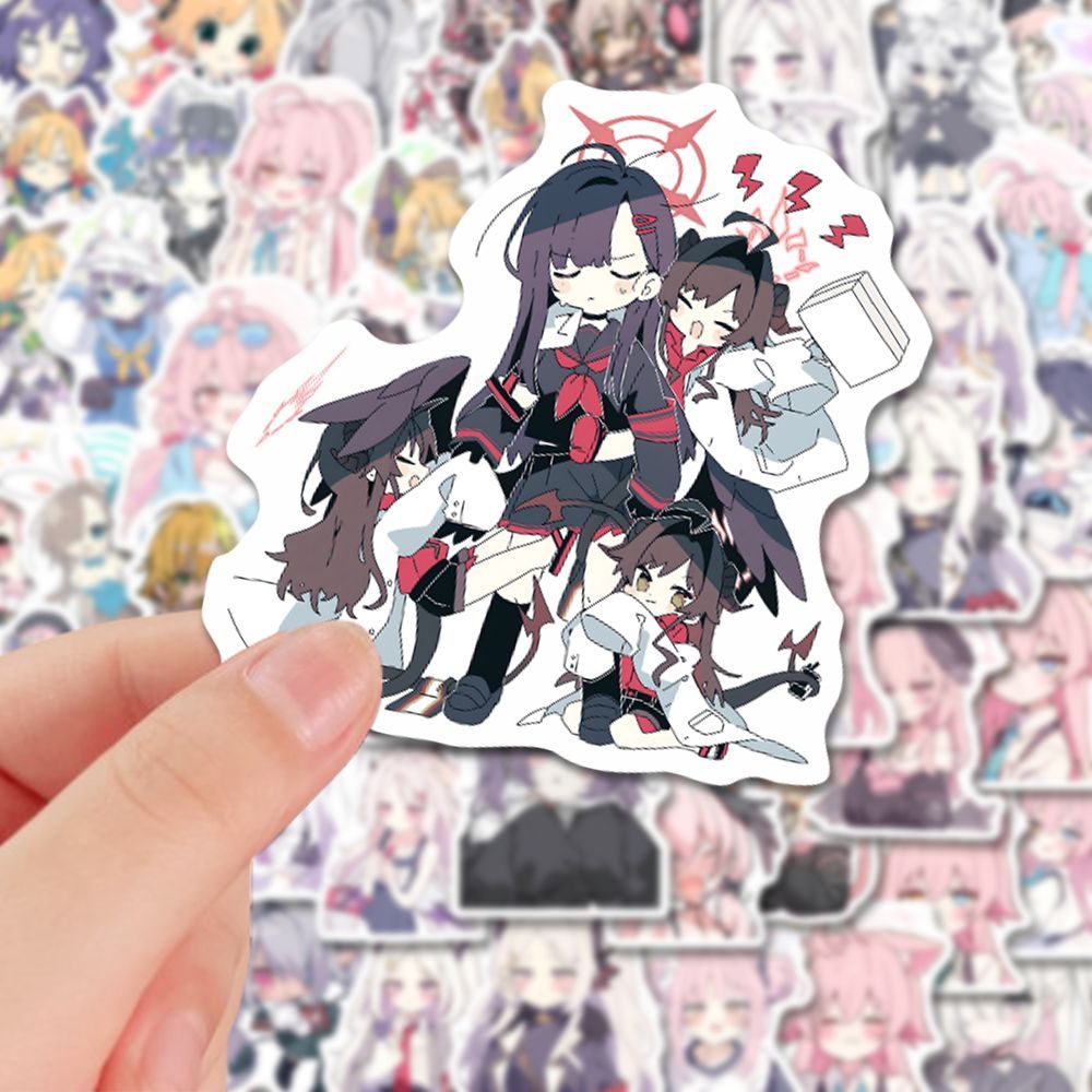 Stiker Decal Anime biru ASCI a - Laptop Accessories For Girls ulasan dan harga