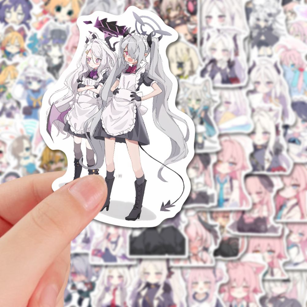 Stiker Decal Anime biru ASCI a - Laptop Accessories For Girls ulasan dan harga