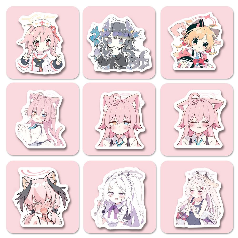 Stiker Decal Anime biru ASCI a - Laptop Accessories For Girls ulasan dan harga
