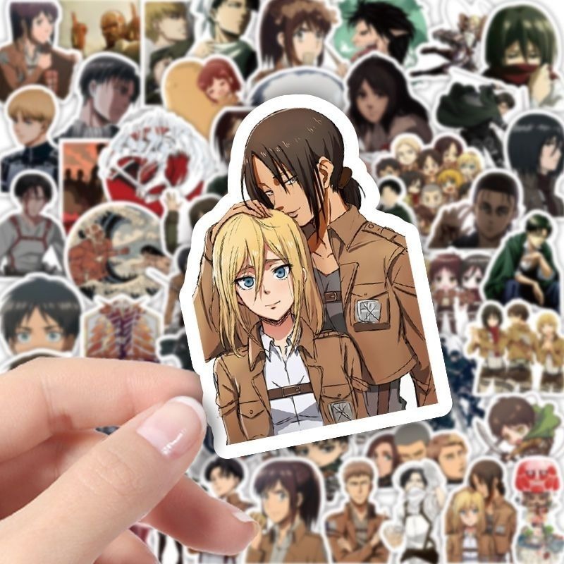 60 Buah Stiker Anime Attack On - Laptop Accessories & Repair Jagtap Dairy Pimple Nilakh Pimpri Chinchwad Maharashtra ulasan dan harga