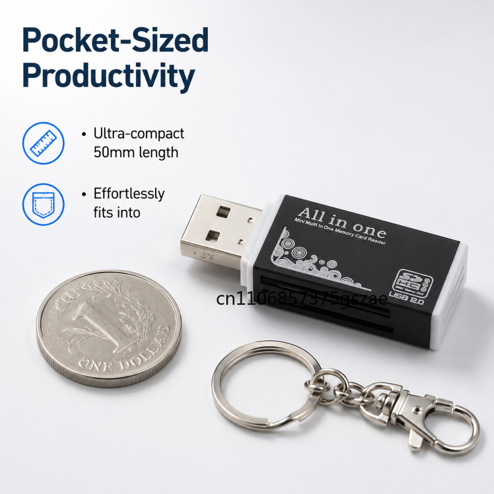 Pembaca Kartu USB2.0 2 In 1 Pe - Laptop Accessories World ulasan dan harga