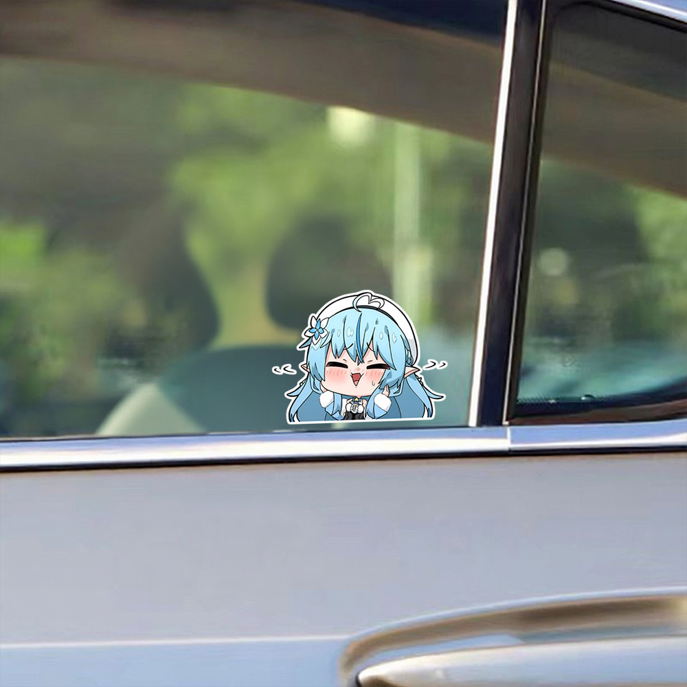 Stiker Mobil Bergambar Gadis A - Laptop Accessories For Girls ulasan dan harga