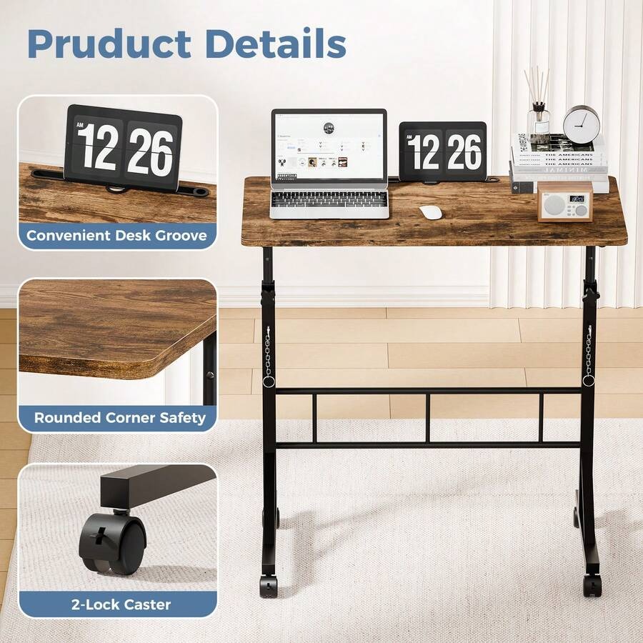 Sweetcrispy Meja Kerja Beroda  - Laptop Stand Portable ulasan dan harga