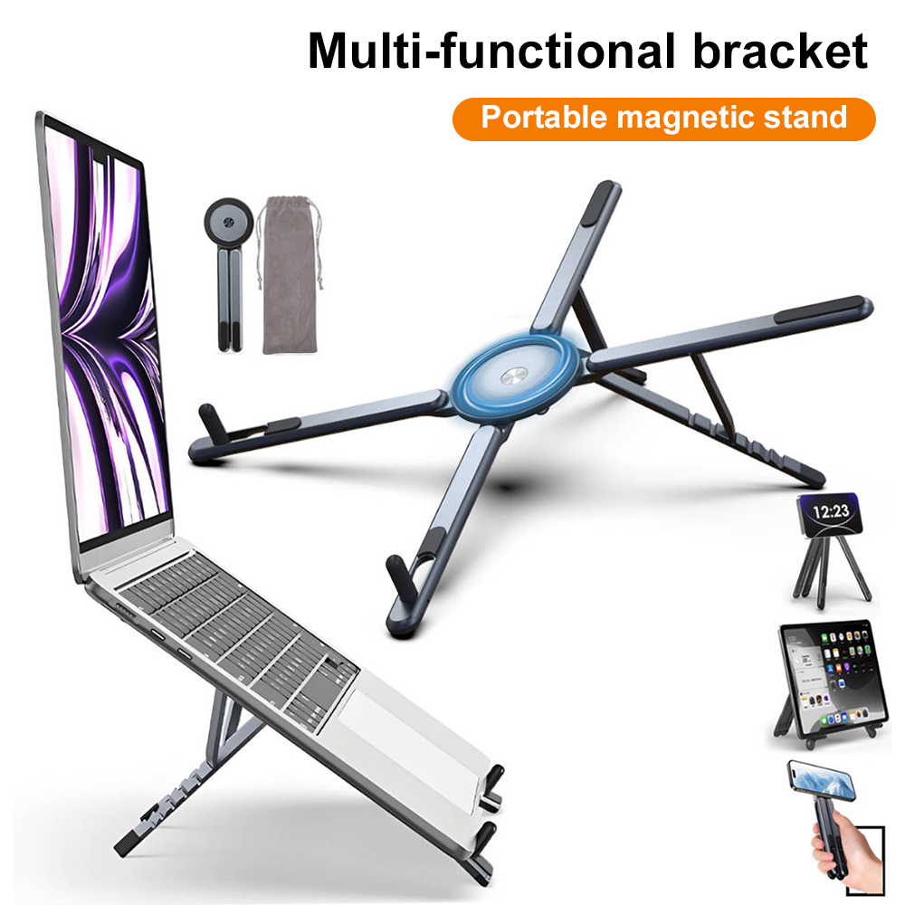 Penyangga Ponsel Magnetik Port - Laptop Stand Portable ulasan dan harga