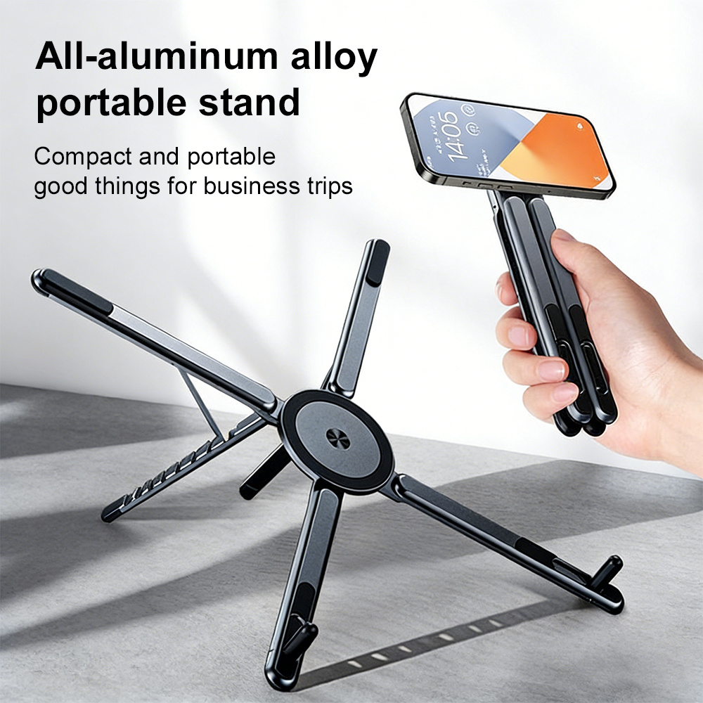 Penyangga Ponsel Magnetik Port - Laptop Stand Portable ulasan dan harga